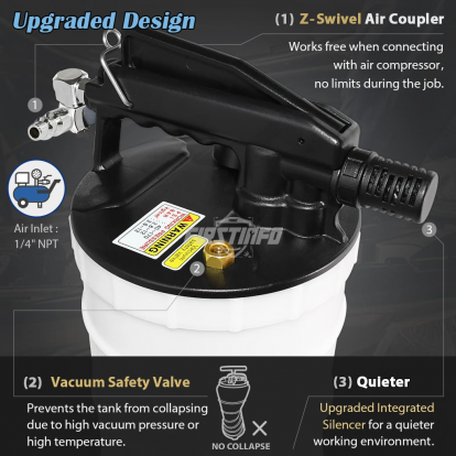 A11012 6L Pneumatic Oil Extractor Pump