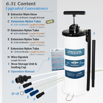 A1102H 6.5L Manual Oil & Fluid Extractor