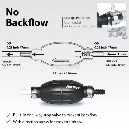 A1119 Portable Hand Fuel Transfer Siphon Pump