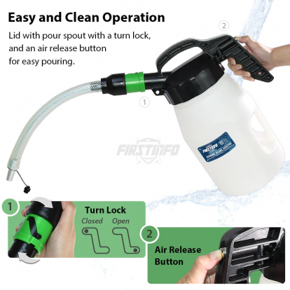 A1126G Fluid Drum with Pour Spout, 300mm Extension Tube, 5-Liter of Capacity