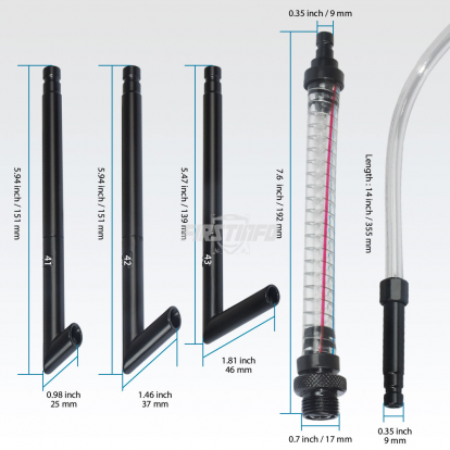 14 PCS ATF Adapters for FIRSTINFO A1132~A1136, A1138 ATF Dispenser