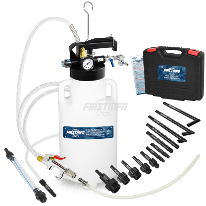 A1133N 8.5L Pneumatic ATF Dispenser w/ 14 PCS ATF Adapters