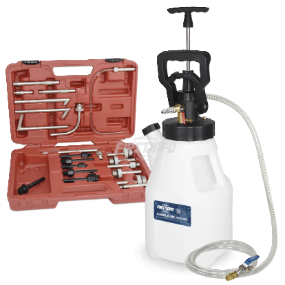 12.5L Pneumatic / Manual ATF Dispenser w/ 21 ATF Adapters