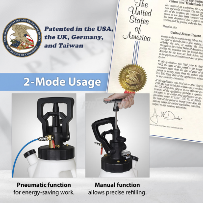 12.5L Pneumatic / Manual ATF Dispenser w/ 21 ATF Adapters