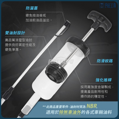 250ml液體抽加兩用換油工具(NBR Seal)