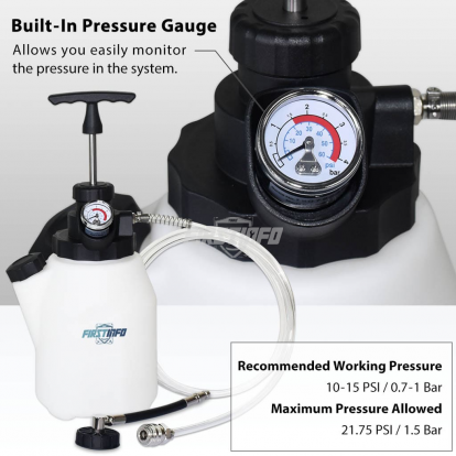 3 Liter Manual Brake Fluid Pressure Bleeder