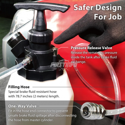 A11632H 3 Liter Manual Brake Fluid Pressure Bleeder