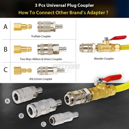 A1163H 3L Manual Brake Pressure Bleeder Set