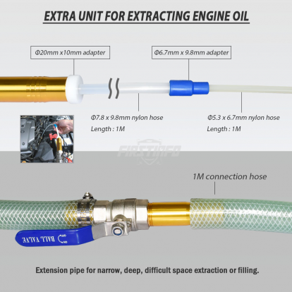 High Flow Pneumatic Oil & Liquid Extractor & Dispenser (for 50 Gallon Tank)