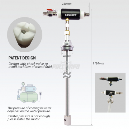 A1191 Adjustable Rate Fluid / Water & Oil Mix Dispenser