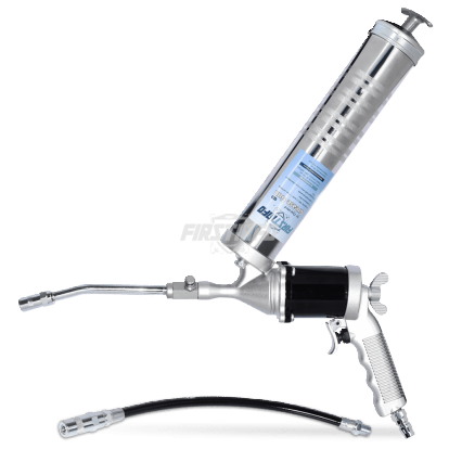 360 Degrees Rotating and Continuous Flow Air Grease Gun  with Smart Air Pocket Release Valve (14 o.z./400C.C.)