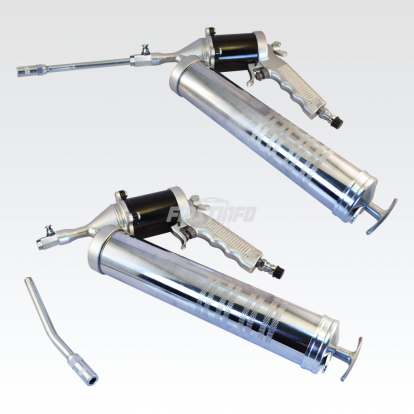 360 Degrees Rotating and Continuous Flow Air Grease Gun  with Smart Air Pocket Release Valve (14 o.z./400C.C.)