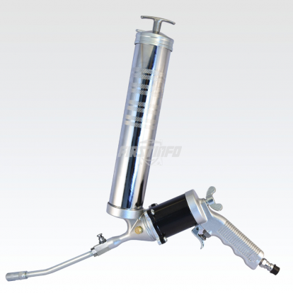 360 Degrees Rotating and Continuous Flow Air Grease Gun  with Smart Air Pocket Release Valve (14 o.z./400C.C.)