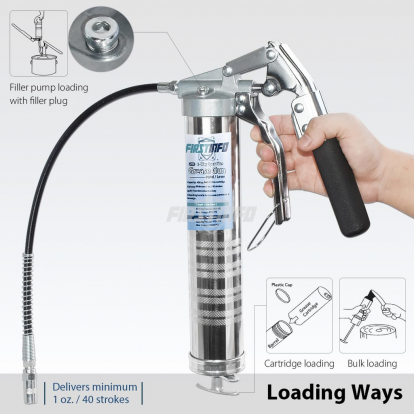 A1356 Manual Operated 2-Way Pistol Grip & Lever Grease Gun