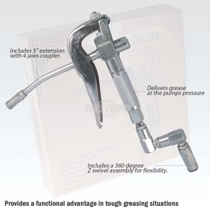High Pressure Lubrication Boost Grease Gun with 360 Z Swivel