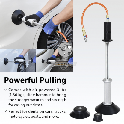 Pneumatic Dent Puller- Vacuum Suction/Slide Hammer