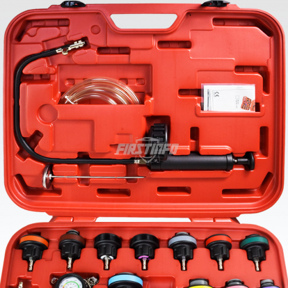 Cooling System Leakage Tester and Vacuum-Type Coolant Refilling Kit