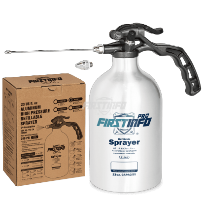 A1661 23oz Refillable Pressure Sprayer, 200 PSI Non-Aerosol Spray Can
