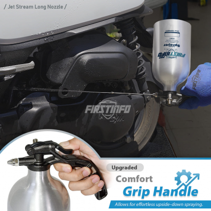 A1661Y3 23 oz Aluminum Refillable Non-Aerosol Spray Can, 200 PSI