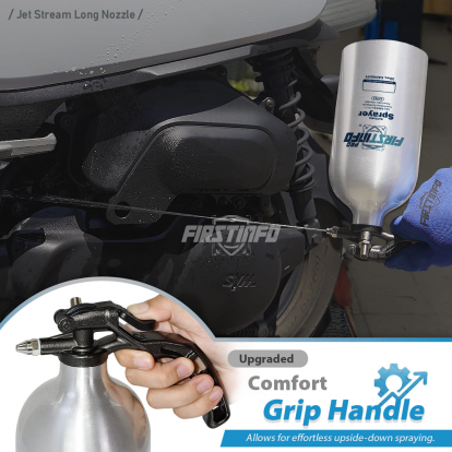 A1663K 30 oz Aluminum Refillable Non-Aerosol Spray Can, 200 PSI