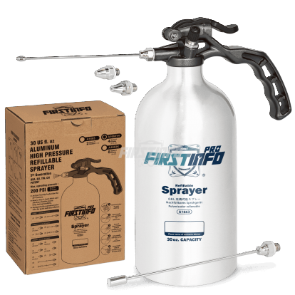 A1663Y4 900ml 超厚鋁製可重覆充氣充壓噴霧罐 霧狀長/短噴嘴+柱狀長/短噴嘴