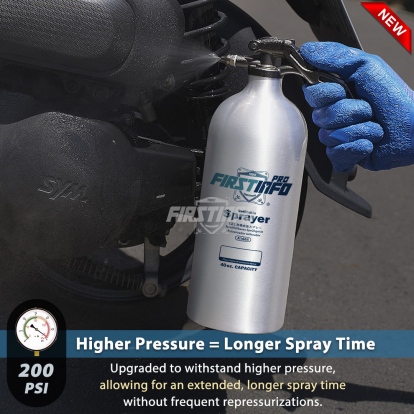A1665 40 oz Aluminum Refillable Non-Aerosol Spray Can, 200 PSI A1665 40 oz Aluminum Refillable Non-Aerosol Spray Can, 200 PSI