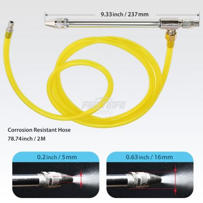 Washing Adapter Nozzle Cleaning Spray Tool for FIRSTINFO 2-Way Air Duster Blow Guns