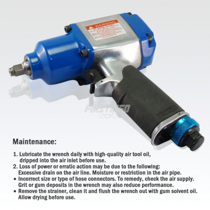 3/8" Heavy Duty Dr. Pneumatic Impact Wrench