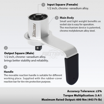 Mini Torque Multiplier (Max Range:600Nm)