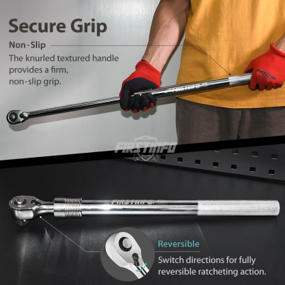 3/4" Drive Narrow Head Extendable Ratchet Wrench