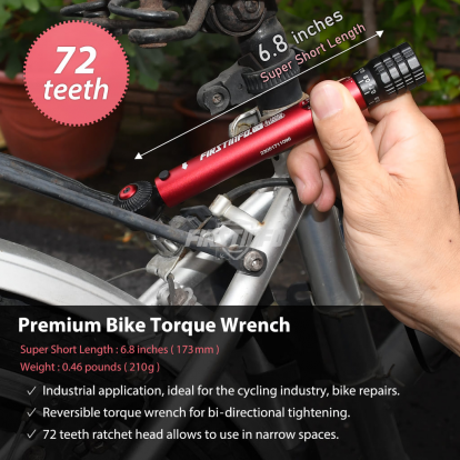 F326303B 1/4" Drive Aluminum Adjustable Mini Torque Wrench 3~16Nm