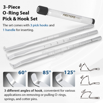 F3282 3-Piece O-Ring Seal Pick Hook Set