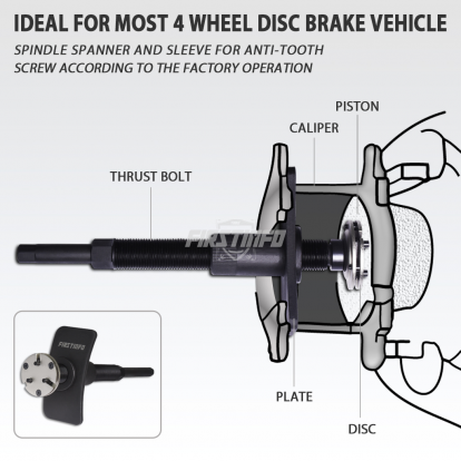 F3297 Universal Auto Adjustable Disc Brake Caliper Piston Rewind