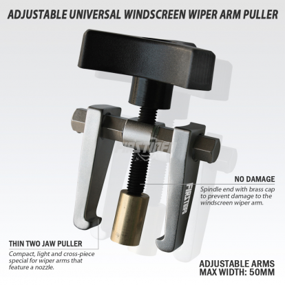 Adjustable Windscreen Wiper Arm Remover Tool