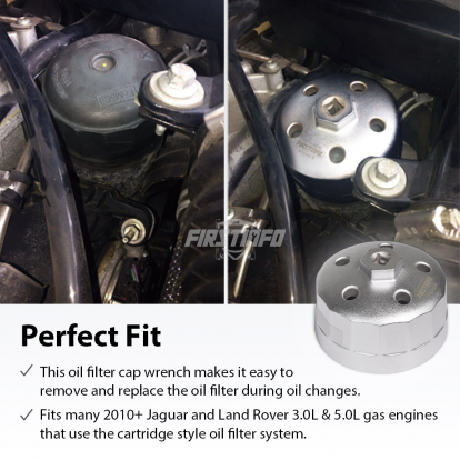F3546LR 3/8" 90.2mm 15 Flutes Oil Filter Wrench for Land Rover & Jaguar