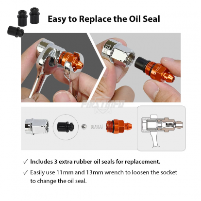 F3626N Upgraded Patented Brake Bleeder Wrench Set