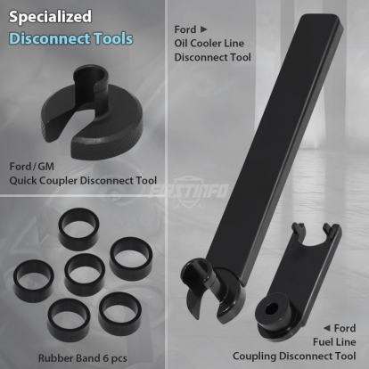 Air Conditioning and Fuel Line Quick Disconnect Tool Set