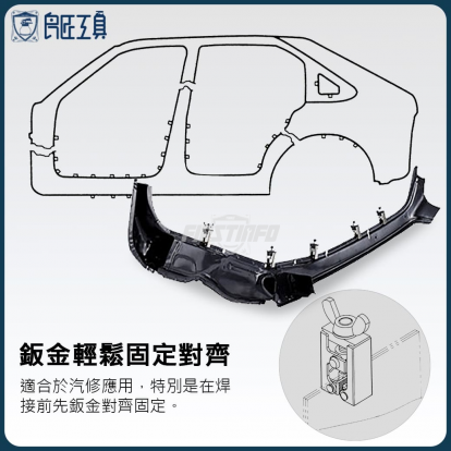 鈑金焊接夾/前置輔助器/固定定位器(4個一組)