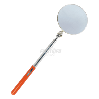 Stainless Steel Telescopic Round Inspection Mirror (Φ83mm)