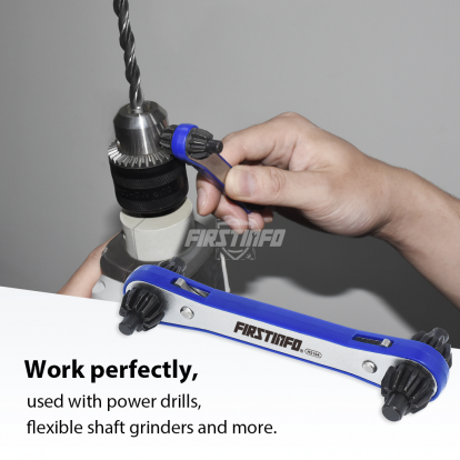 H5164 4 Way Drill Chuck Master Key Ratchet Wrench (4 Sizes in 1)
