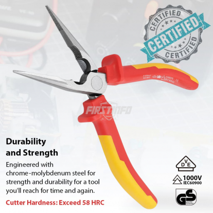 H57113 VDE Insulated Long Nose Plier