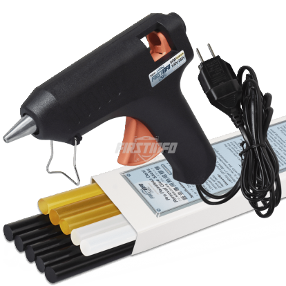 K6211Y1 Hot Glue Gun with 10 Pcs Glue Sticks Kit