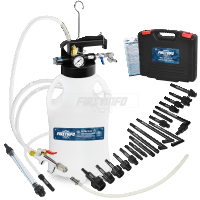 10L ATF Refill System Dispenser Extractor, with 21 Pcs ATF Filler Adapters