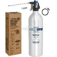 A1639 Patented 1L Thickened Aluminum Refillable Fluid Sprayer Can with Wide Mist & Jet Spray