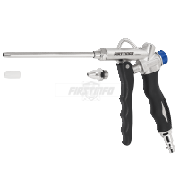 2-Way Air Blow Gun with Adjustable Air Flow and Extended Nozzle & Extra Shortest Nozzle