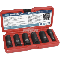 B2908 Double-sided Flip Hex-Twist Wheel Lug Nut Socket Set