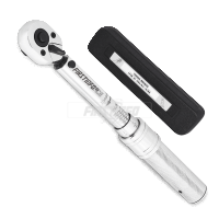 All Steel 1/4” Drive Dual-Direction Precise Click Torque Wrench- 30-150 in-lbs(4-16.4 Nm)±3% accuracy