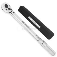 All Steel 3/8” Drive Dual-Direction Precise Click Torque Wrench- 10-80 ft-lbs. (17 to 105.1 Nm) ±3% accuracy