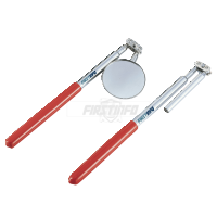 Extendable Telescopic Magnetic Pick-up & O50mm Round Inspection Mirror (Total Length:510mm)