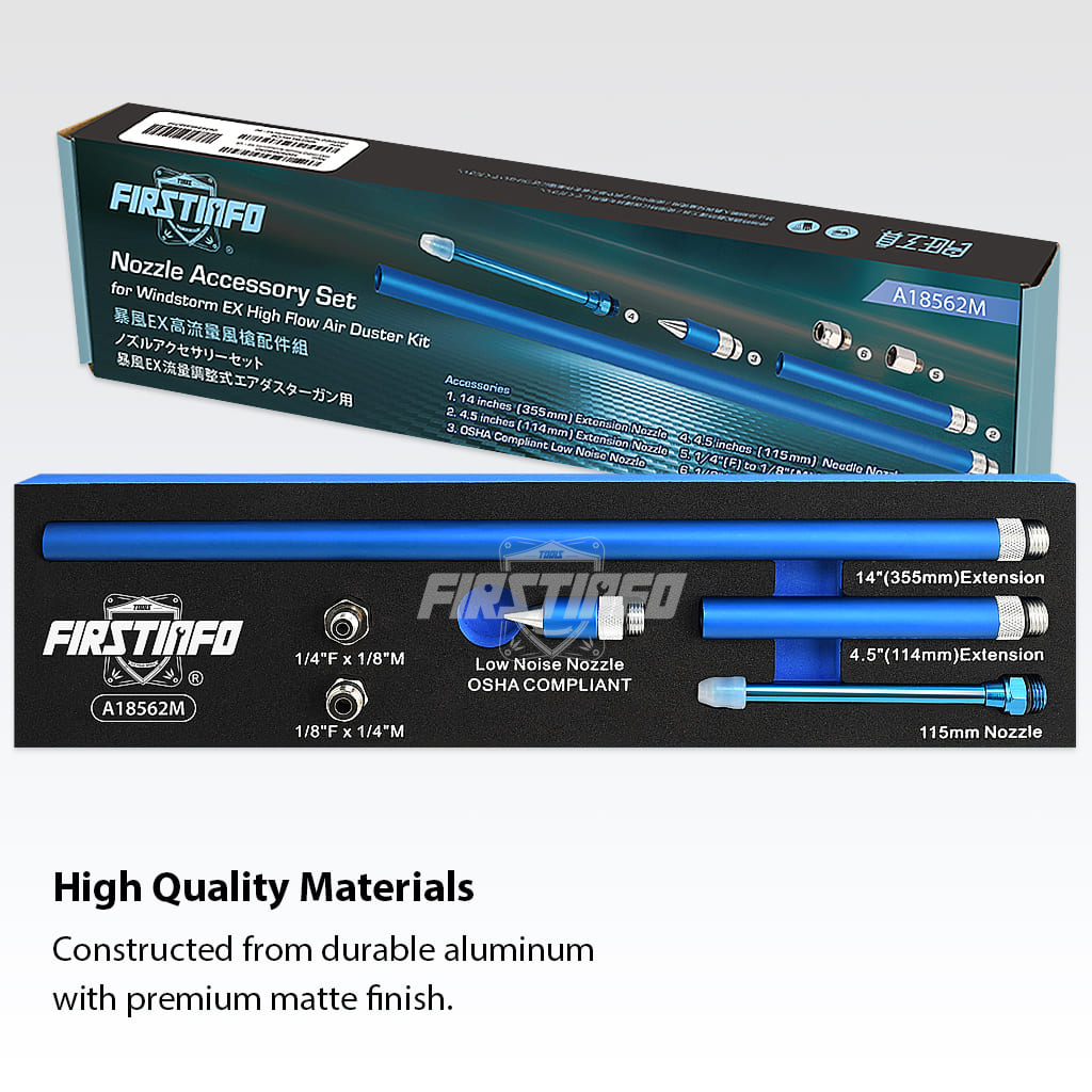 Firstinfo A18562m Extendable Nozzle Accessories Kit For All
